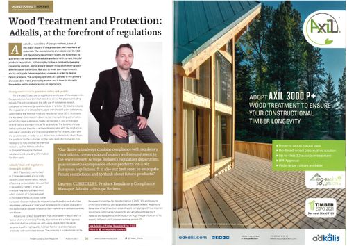Wood Treatment and Protection: Adkalis, at the forefront of regulations